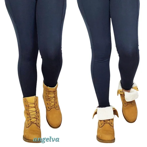 New Timberland linden woods waterproof fold down boots women 6 wheat nubuck faux - Picture 4 of 16